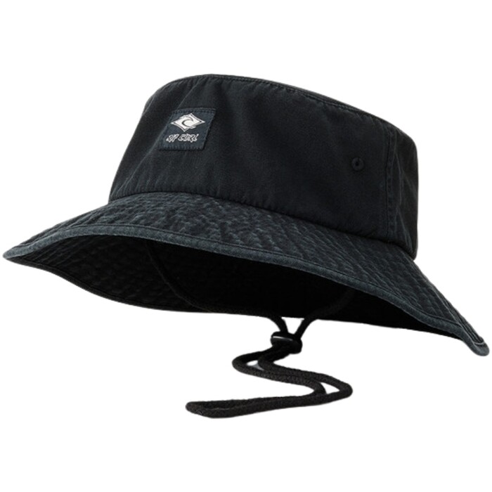 2024 Rip Curl Klassischer Surf Hut Mit Mittlerer Krempe 1GBMHE - Black